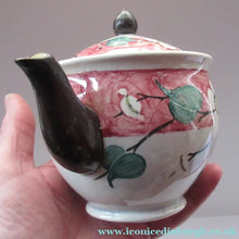 Load image into Gallery viewer, 1920s MakMerry Mak Merry Scottish Pottery Teapot. White Prunus Catherine Blair
