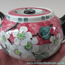 Load image into Gallery viewer, 1920s Scottish Art Pottery Makmerry Mak Merry Prunus Teapot

