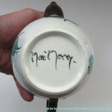 Load image into Gallery viewer, 1920s MakMerry Mak Merry Scottish Pottery Teapot. White Prunus Catherine Blair
