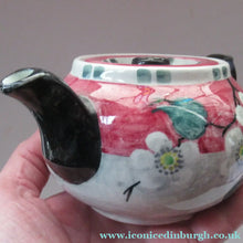 Load image into Gallery viewer, 1920s Scottish Art Pottery Makmerry Mak Merry Prunus Teapot
