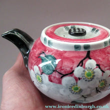 Load image into Gallery viewer, 1920s Scottish Art Pottery Makmerry Mak Merry Prunus Teapot
