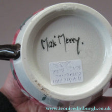 Load image into Gallery viewer, 1920s MakMerry Mak Merry Scottish Pottery Teapot. White Prunus Catherine Blair
