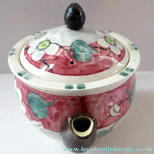 Load image into Gallery viewer, 1920s MakMerry Mak Merry Scottish Pottery Teapot. White Prunus Catherine Blair
