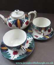 Load image into Gallery viewer, Roert Heron Langtoun Ware Kirkcaldy Breakfast Set Antique Scottish Pottery
