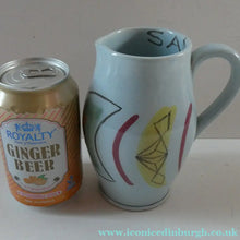 Load image into Gallery viewer, Rare SAMPLE Piece. 1950s BUCHAN Stoneware Jug with Pretty Floral Pattern
