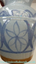 Load image into Gallery viewer, 1950s Buchan Pottery Stoneware Jug Portobello Blue Abstract Pattern
