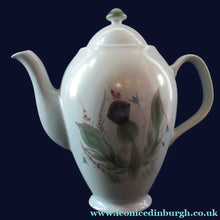 Load image into Gallery viewer, Large 1950s Buchan Portobello Stoneware Pottery Thistle Pattern Teapot
