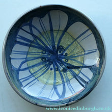 Load image into Gallery viewer, Margery Clinton Circular Shallow Bowl with a Hand-Painted Lustre Flowerhead
