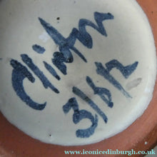 Load image into Gallery viewer, Margery Clinton Circular Shallow Bowl with a Hand-Painted Lustre Flowerhead
