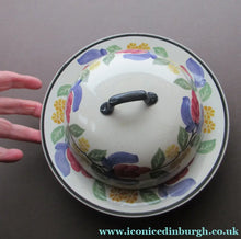 Load image into Gallery viewer, Antique Victorian Scottish Pottery Heron &amp; Sons Methven Kirkcaldy Bowl and Cover
