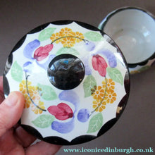 Load image into Gallery viewer, Robert Heron Kirkcaldy Methven Antique Scottish Pottery Lidded Powder Bowl
