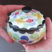 Load image into Gallery viewer, Robert Heron Kirkcaldy Methven Antique Scottish Pottery Lidded Powder Bowl
