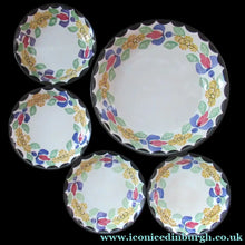Load image into Gallery viewer, Heron Kirkcaldy Methven Pottery Five Bowls Floral Pattern
