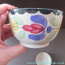 Load image into Gallery viewer, Methven Kirkcaldy Pottery Antique Scottish Pair of Spongeware Bowls
