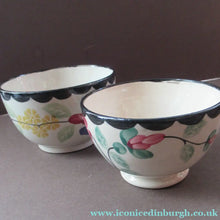 Load image into Gallery viewer, Methven Kirkcaldy Pottery Antique Scottish Pair of Spongeware Bowls
