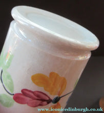 Load image into Gallery viewer, Robert Heron Methven Kirkcaldy Antique Scottish Pottery Jam  Pot
