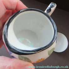 Load image into Gallery viewer, Antique Scottish Pottery Heron Methven Kirkcaldy Milk Jug Sugar Bowl
