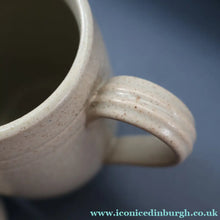 Load image into Gallery viewer, SCOTTISH POTTERY. Set of Four Large 1950s Buchan Plain Oatmeal Stoneware Tankard Shape Mugs. Each 5 inches in height
