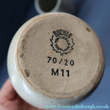Load image into Gallery viewer, SCOTTISH POTTERY. Set of Four Large 1950s Buchan Plain Oatmeal Stoneware Tankard Shape Mugs. Each 5 inches in height
