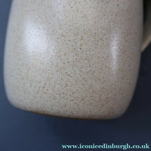 Load image into Gallery viewer, SCOTTISH POTTERY. Set of Four Large 1950s Buchan Plain Oatmeal Stoneware Tankard Shape Mugs. Each 5 inches in height
