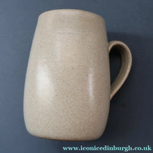 Load image into Gallery viewer, SCOTTISH POTTERY. Set of Four Large 1950s Buchan Plain Oatmeal Stoneware Tankard Shape Mugs. Each 5 inches in height
