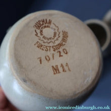 Load image into Gallery viewer, SCOTTISH POTTERY. Set of Four Large 1950s Buchan Plain Oatmeal Stoneware Tankard Shape Mugs. Each 5 inches in height

