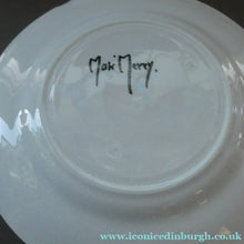 Load image into Gallery viewer, Set of Six Scottish Art Pottery Mak Merry Dessert Plate Prunus Design
