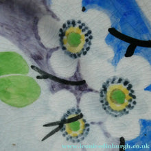 Load image into Gallery viewer, Set of Six Scottish Art Pottery Mak Merry Dessert Plate Prunus Design
