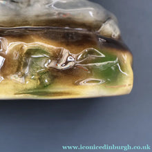 Load image into Gallery viewer, SCOTTISH POTTERY Antique SINGLE VICTORIAN Bo'ness Pottery Large Recumbent Lion, c 1900
