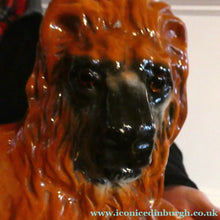 Load image into Gallery viewer, SCOTTISH POTTERY Antique SINGLE VICTORIAN Bo'ness Pottery Large Recumbent Lion, c 1900
