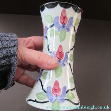 Load image into Gallery viewer, Antique Spongeware Scottish Pottery Vase Kirkcaldy Pottery
