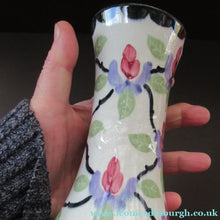 Load image into Gallery viewer, Antique Spongeware Scottish Pottery Vase Kirkcaldy Pottery
