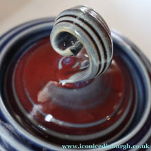 Load image into Gallery viewer, SCOTTISH POTTERY. Studio Pottery Lidded Pot by John Maguire, Perthshire
