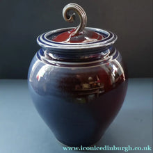 Load image into Gallery viewer, SCOTTISH POTTERY. Studio Pottery Lidded Pot by John Maguire, Perthshire
