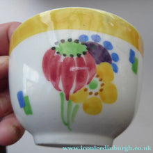 Load image into Gallery viewer,  Sweet Little 1920s BOUGH Ceramic Miniature Bowl or Sugar Bowl. Pretty Hand Painted Floral Design
