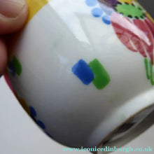 Load image into Gallery viewer,  Sweet Little 1920s BOUGH Ceramic Miniature Bowl or Sugar Bowl. Pretty Hand Painted Floral Design
