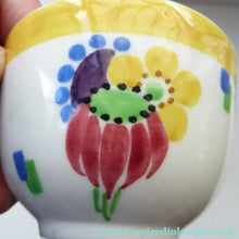 Load image into Gallery viewer,  Sweet Little 1920s BOUGH Ceramic Miniature Bowl or Sugar Bowl. Pretty Hand Painted Floral Design
