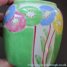Load image into Gallery viewer, Small Bough Pottery Pot Richard Amour 1920s Floral Pattern
