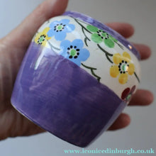 Load image into Gallery viewer, SCOTTISH POTTERY. Sweet Little 1920s BOUGH Ceramic Pot or Miniature Vase. Pretty Hand Painted Floral Design
