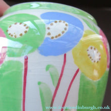 Load image into Gallery viewer, Small Bough Pottery Pot Richard Amour 1920s Floral Pattern
