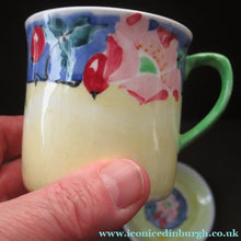 Load image into Gallery viewer, 1930s Richard Amour Bough Pottery Pair of Cups and Saucers
