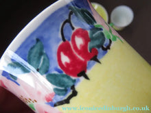 Load image into Gallery viewer, Bough Pottery 1930s Pair of Cups and Saucers. Rose Hips Richard Amour
