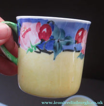 Load image into Gallery viewer, 1930s Richard Amour Bough Pottery Pair of Cups and Saucers
