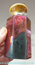 Load image into Gallery viewer, SCOTTISH POTTERY. Three 1970s / 1980s Margery Clinton Lustre Glaze Miniature Bottle Vases - Scottish Pottery
