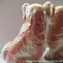 Load image into Gallery viewer, Large Bo'ness Pottery Victorian Staffordshire Ceramic Spaniels
