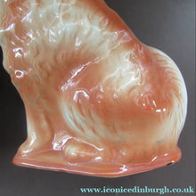 Load image into Gallery viewer, Scottish Pottery Victorian Bo'ness Pottery Spaniels or Chimney Dogs 1900 Antique
