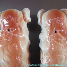 Load image into Gallery viewer, Scottish Pottery Victorian Bo'ness Pottery Spaniels or Chimney Dogs 1900 Antique
