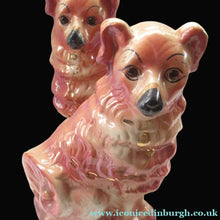 Load image into Gallery viewer, Large Bo'ness Pottery Victorian Staffordshire Ceramic Spaniels

