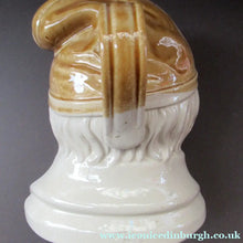Load image into Gallery viewer, Large Stoneware Whisky Flask in the Form of SOUTER JOHNNIE from the Burn's Poem "Tam O'Shanter"
