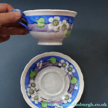 Load image into Gallery viewer, SCOTTISH POTTERY. Vintage 1920s Hand Painted MAK MERRY CUP AND SAUCER (a/f)
